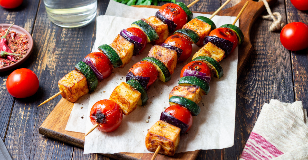 Halloumi Skewers